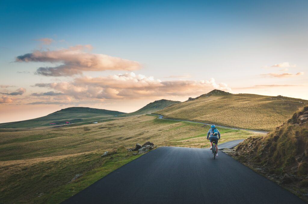 biking